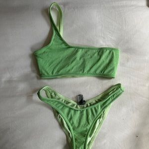 Triangl Glitter Green Bikini